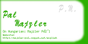 pal majzler business card